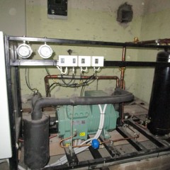 Холодильный агрегат на полугерметичном поршневом компрессоре Bitzer